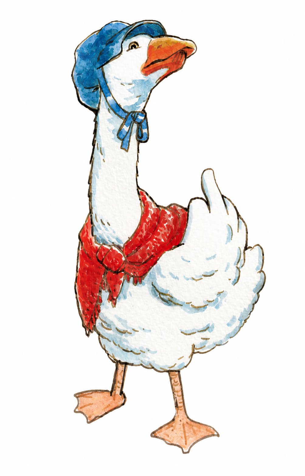 Goose mascot — flagship game